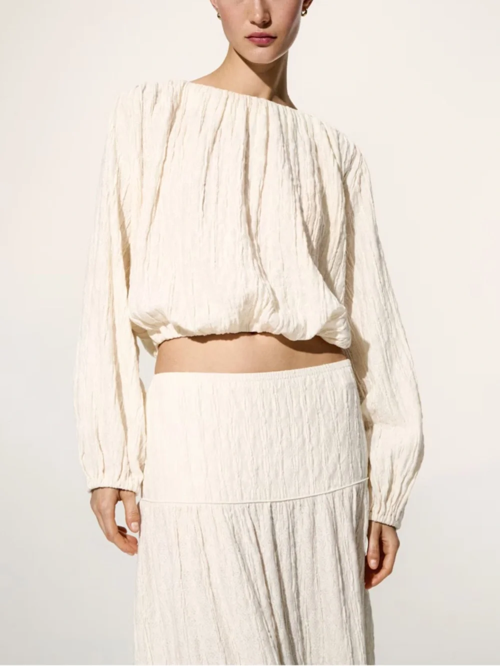 H&M Balloon Sleeve Top